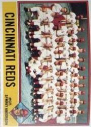 1976 Topps Baseball Cards      104     Cincinnati Reds CL/Sparky Anderson
